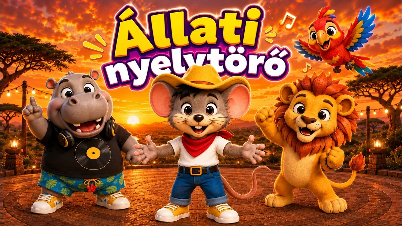 Óvóbácsi Zsongodája – Állati nyelvtörő videoklip